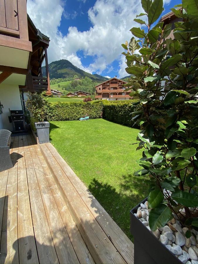Ferienwohnung Le Hameau des Neiges Praz-sur-Arly Exterior foto