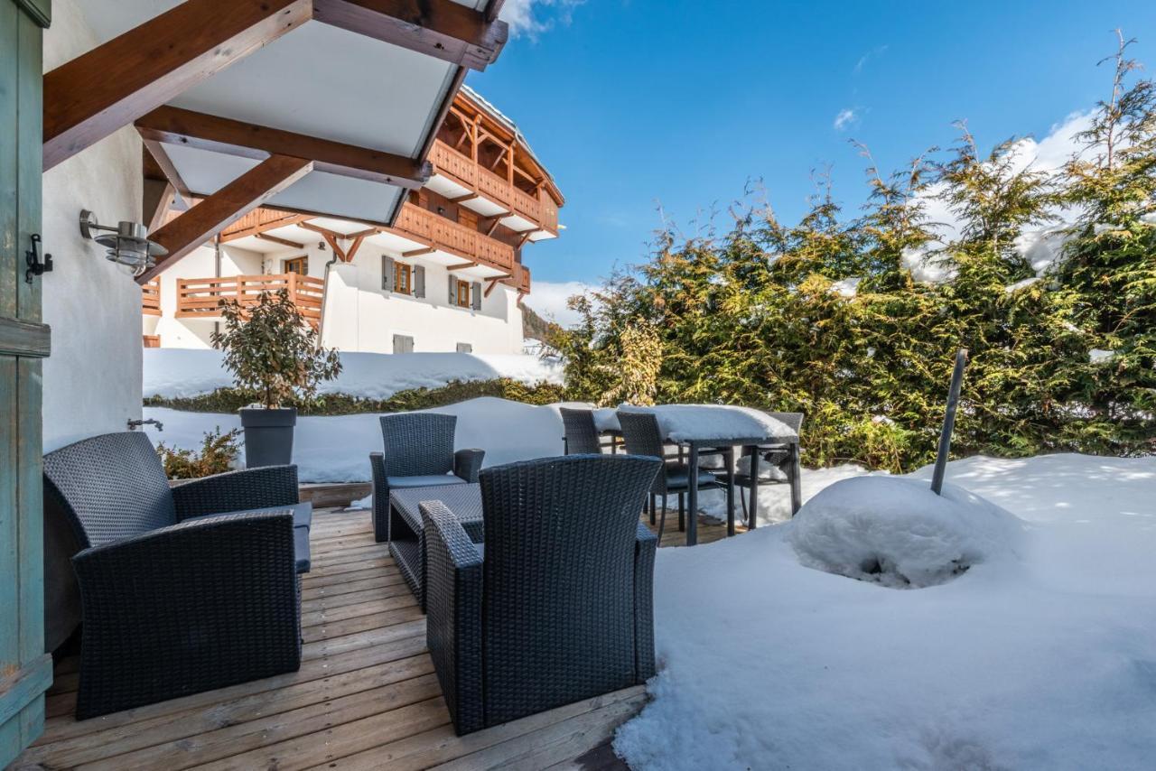 Ferienwohnung Le Hameau des Neiges Praz-sur-Arly Exterior foto